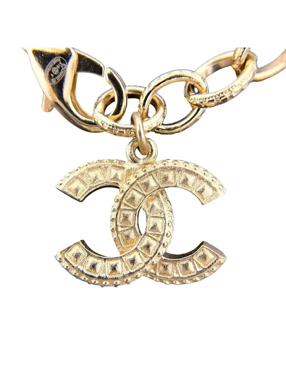 Chanel Cc Logo Bracelet Metal #266334C10B